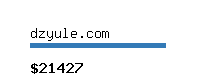 dzyule.com Website value calculator