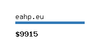 eahp.eu Website value calculator