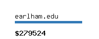 earlham.edu Website value calculator