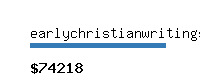 earlychristianwritings.com Website value calculator