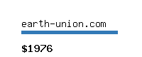 earth-union.com Website value calculator