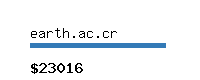 earth.ac.cr Website value calculator