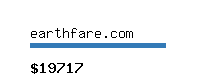 earthfare.com Website value calculator