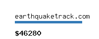 earthquaketrack.com Website value calculator