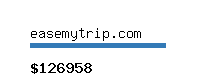 easemytrip.com Website value calculator