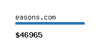 easons.com Website value calculator