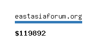 eastasiaforum.org Website value calculator