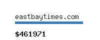 eastbaytimes.com Website value calculator