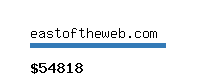 eastoftheweb.com Website value calculator