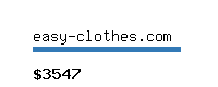 easy-clothes.com Website value calculator