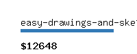 easy-drawings-and-sketches.com Website value calculator