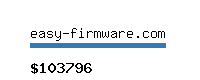 easy-firmware.com Website value calculator