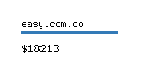 easy.com.co Website value calculator