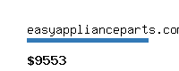 easyapplianceparts.com Website value calculator