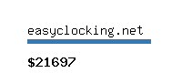 easyclocking.net Website value calculator