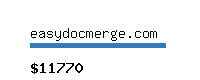 easydocmerge.com Website value calculator