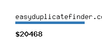 easyduplicatefinder.com Website value calculator