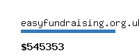 easyfundraising.org.uk Website value calculator