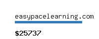 easypacelearning.com Website value calculator