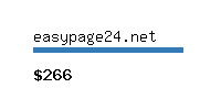 easypage24.net Website value calculator