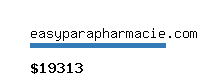 easyparapharmacie.com Website value calculator