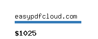 easypdfcloud.com Website value calculator