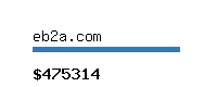eb2a.com Website value calculator