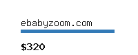 ebabyzoom.com Website value calculator