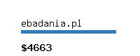 ebadania.pl Website value calculator