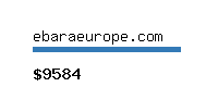 ebaraeurope.com Website value calculator