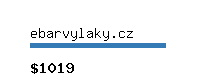 ebarvylaky.cz Website value calculator