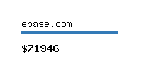 ebase.com Website value calculator