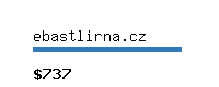 ebastlirna.cz Website value calculator