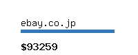 ebay.co.jp Website value calculator