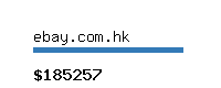 ebay.com.hk Website value calculator