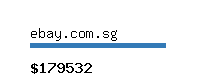ebay.com.sg Website value calculator