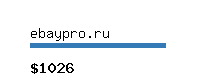 ebaypro.ru Website value calculator