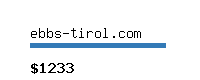 ebbs-tirol.com Website value calculator