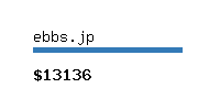 ebbs.jp Website value calculator