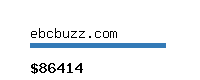 ebcbuzz.com Website value calculator