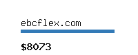 ebcflex.com Website value calculator