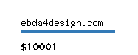 ebda4design.com Website value calculator