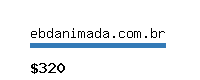 ebdanimada.com.br Website value calculator