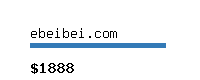 ebeibei.com Website value calculator