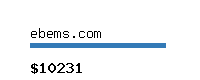 ebems.com Website value calculator