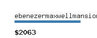 ebenezermaxwellmansion.org Website value calculator