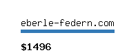 eberle-federn.com Website value calculator