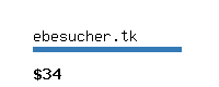 ebesucher.tk Website value calculator