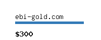 ebi-gold.com Website value calculator