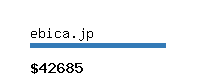 ebica.jp Website value calculator